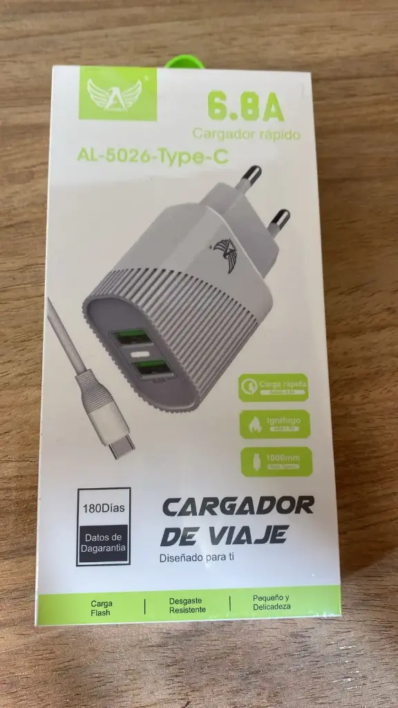 Carregador 2 USB AL-5026-TYPE-C