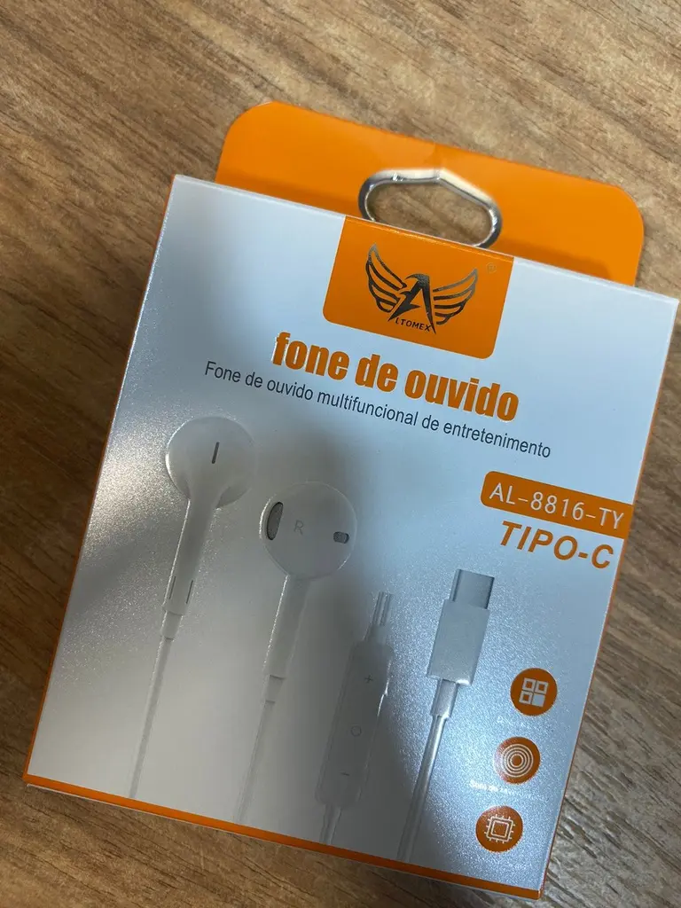 Fone De Ouvido C/Fio Tipo-C AL-8816-TY
