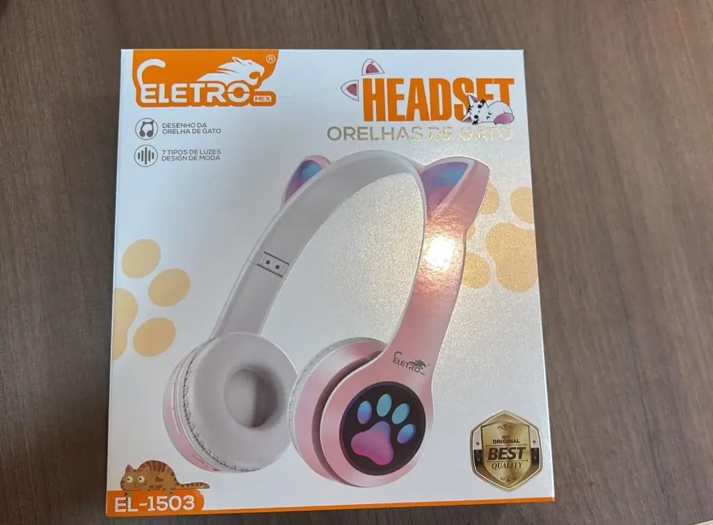 Fone De Ouvido De Gatinho EL-1503