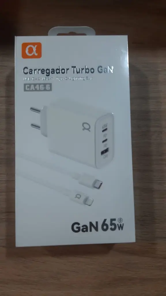 Carregador TUBO GAN 65W CA46-6 i6