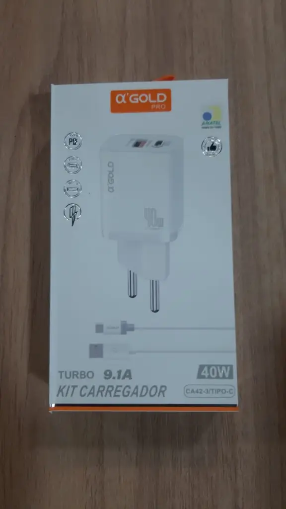 Carregador TUBO 40W CA42-3/TIPO-C