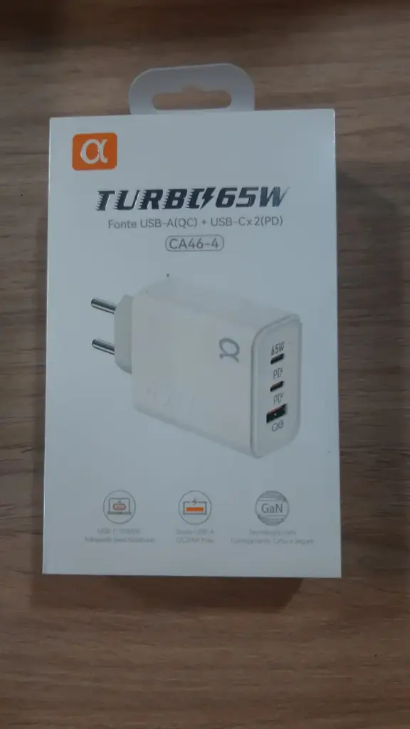 Carregador TUBO 65W CA46-4