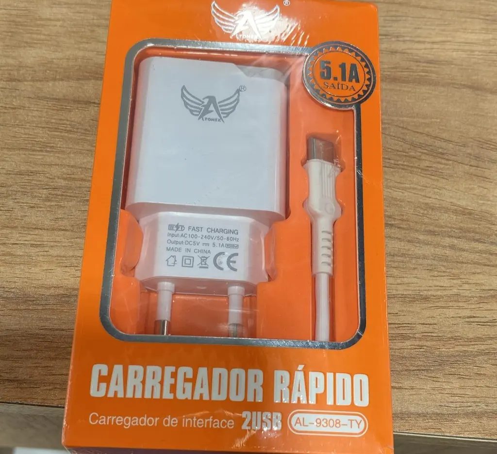 [7898822930833] Carragador Rapido TPC AL-9308-TY