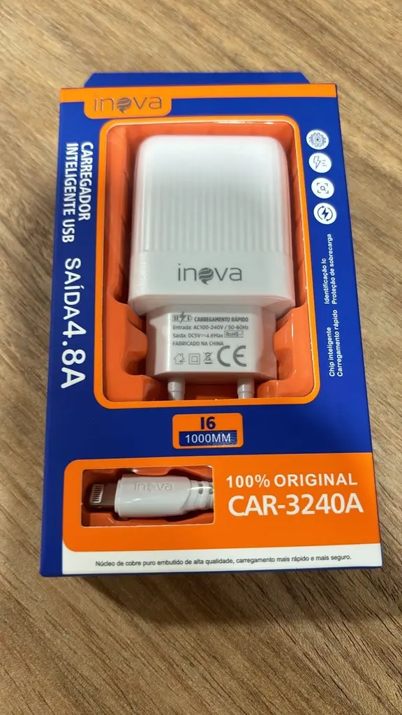 [7899085594121] Carregador C/Cabo CAR-3240C