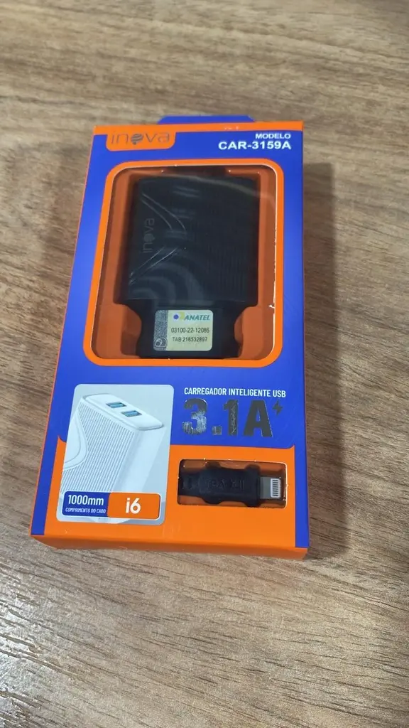 [7899085714710] Carregador IP 2USB CAR-3159A
