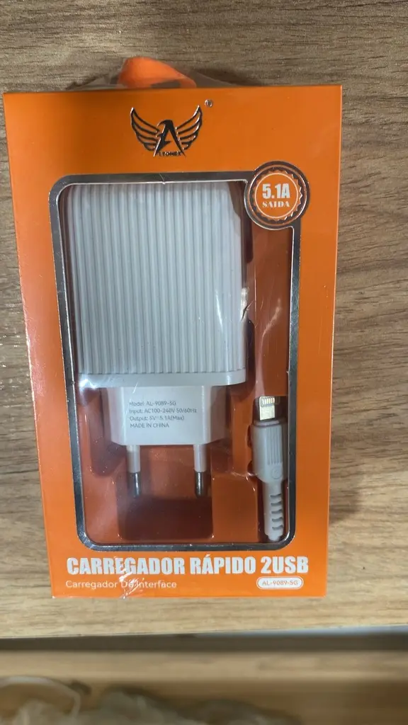 [7898832390894] Carregador Rapido 2USB IP AL-9089-5G