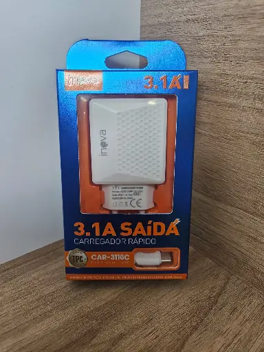 [7899085711252] Carregador USB-C CAR-3116C