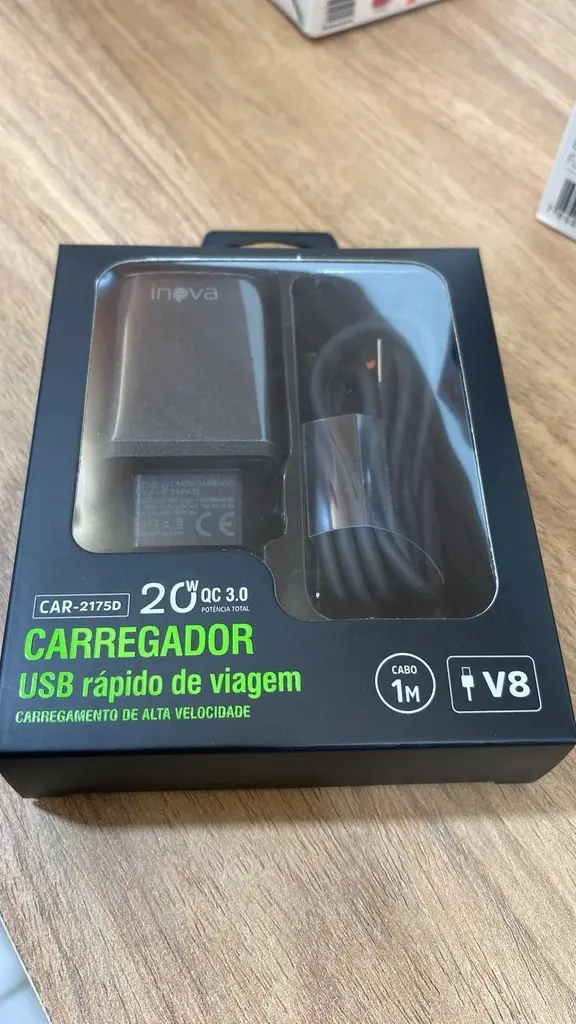 [7899085591311] Carregador V8 CAR-2175D