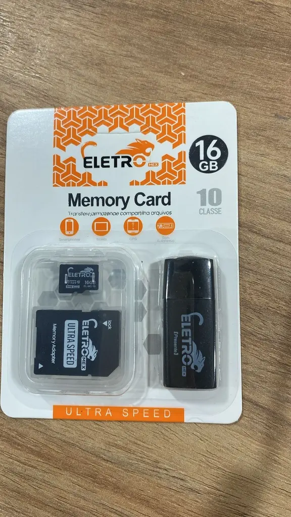 [7891123100165] Cartao De Memoria EL-MC-16