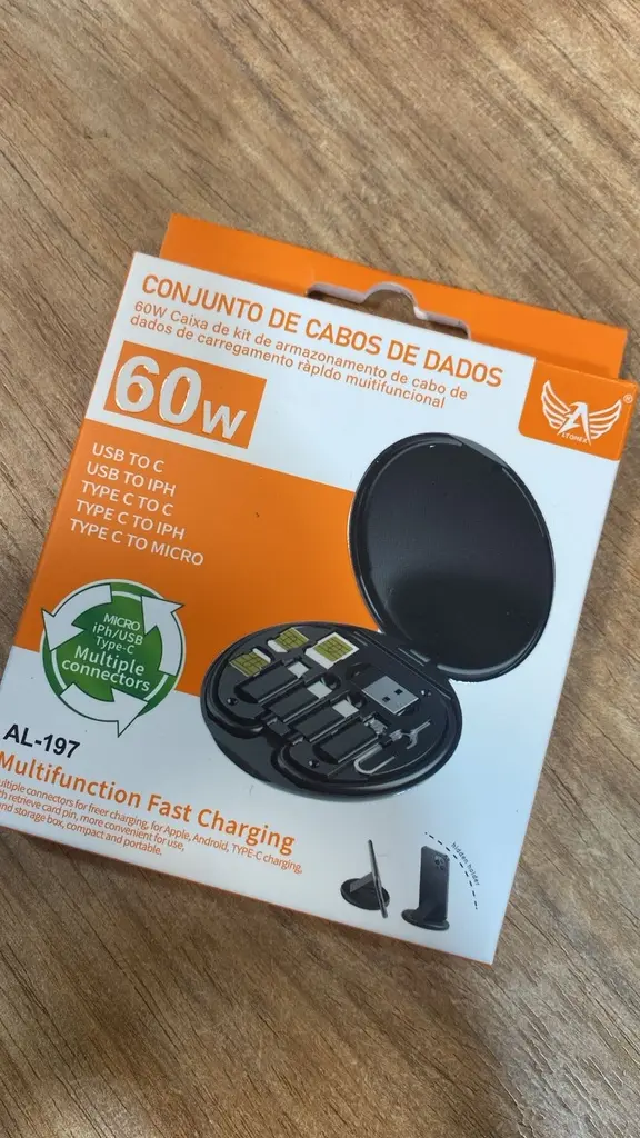 [7898806121974] Conjunto De Cabos De Dados AL-197