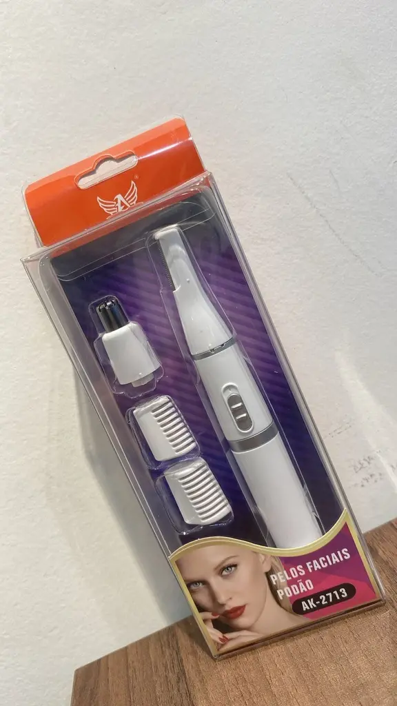 [7898898827136] Depilador Eletrico Facial e Nazal AK-2713