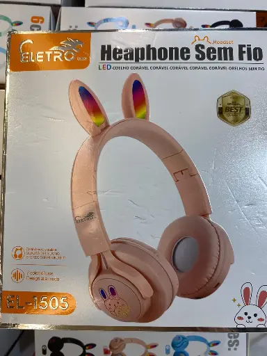 [7892023015054] Fone De Ouvido De Coelhinho EL-1505