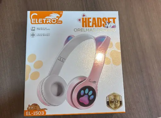 [7891123015032] Fone De Ouvido De Gatinho EL-1503