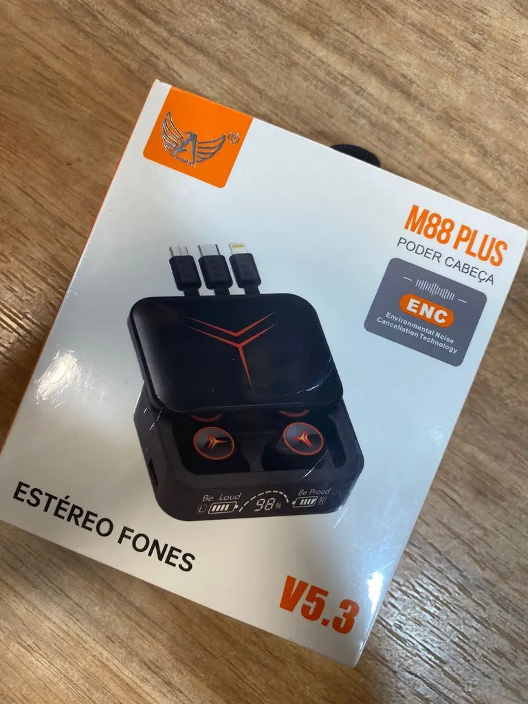 [7898803090884] Fone De Ouvido S/Fio M88 PLUS