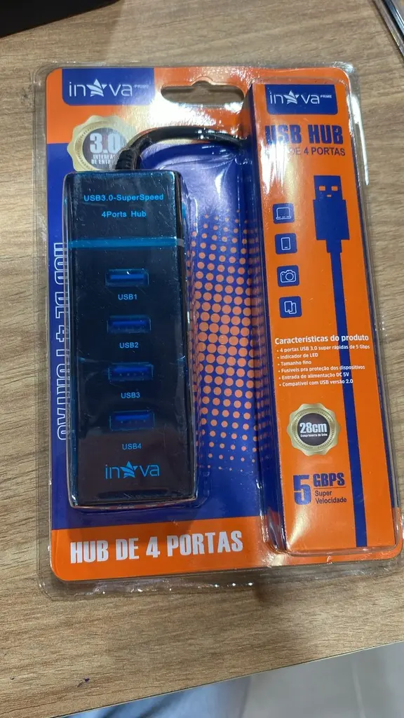 [7899085589257] HUB USB KV-268