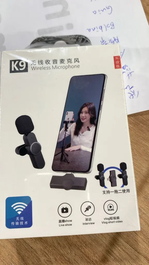 [7898803240012] Microfone K9-IP-2IN1
