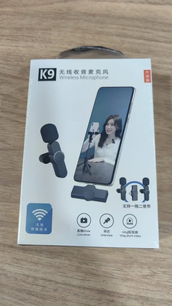 [7898803160020] Microfone K9-TC-2IN1