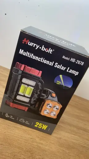 [6918784564943] Multifunctional Solar Lamp HB-2678