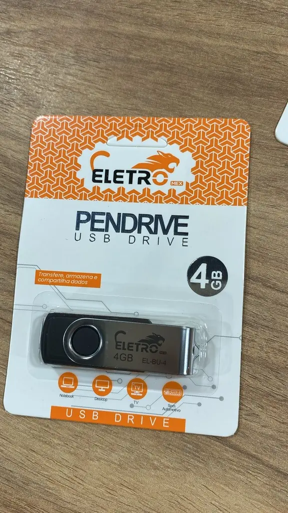 [7891123110089] Pendrive 8GB EL-BU-8