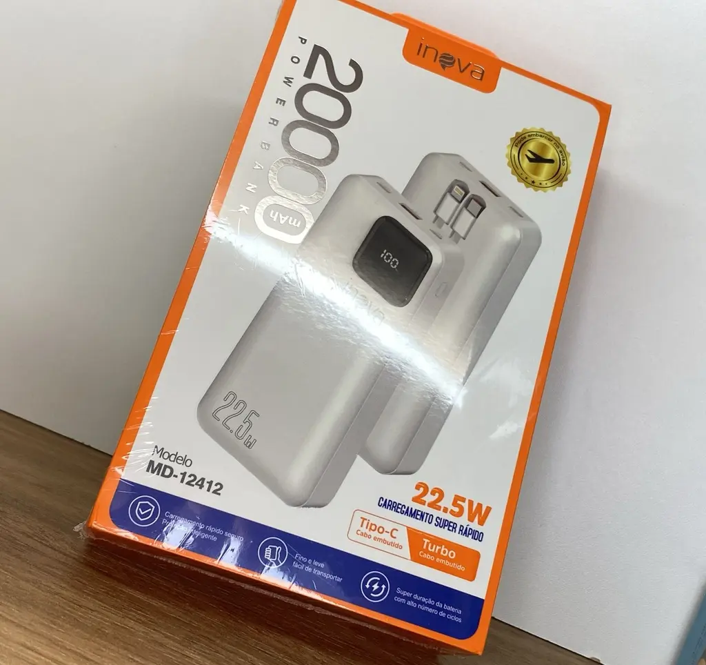 [7893095423648] Power Bank 20000 MD-12412