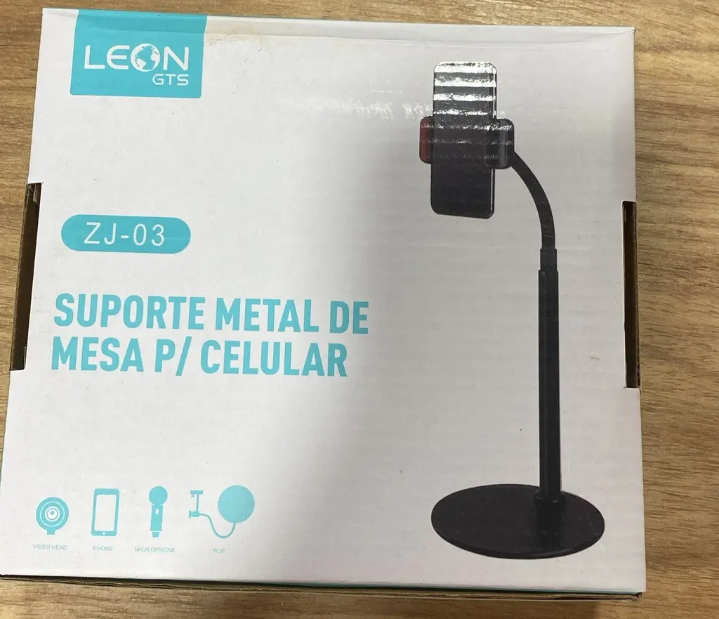 [7893456100065] Suporte De Mesa P/ Celular ZJ-03