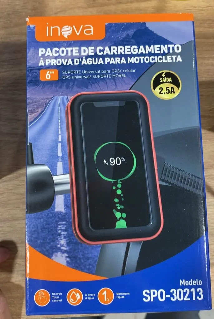 [7899085714758] Suporte de Carregamento Prova D'Agua Para Motocicleta SPO-30213