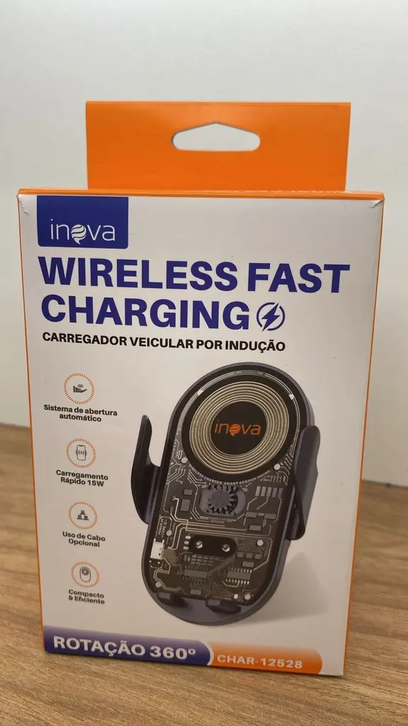 [7893095424379] Suporte/Carregador Por Indução CHAR-12528
