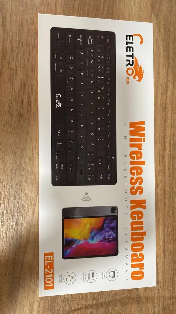 [7891123021019] Teclado S/ Fio EL-2101