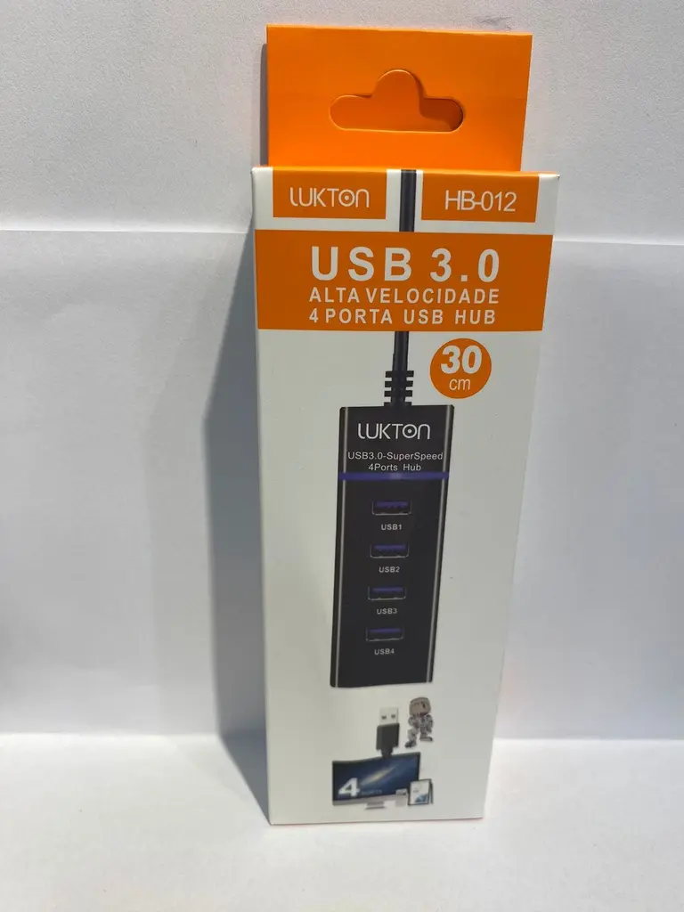 [6970202420873] USB 3.0 4 Portas USB HUB HB-012