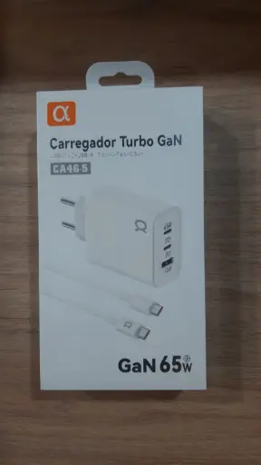 Carregador TUBO GAN 65W CA46-5 TIPO-C
