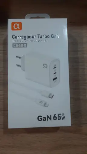 Carregador TUBO GAN 65W CA46-6 i6