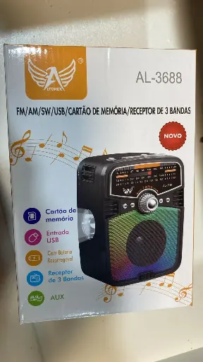 [7898823036886] Caixa De Som AL-3688