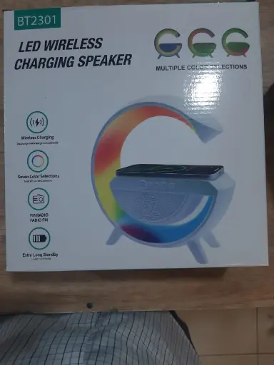 [BT2301] Caixa de Som Com Carregador de inducao BT2301