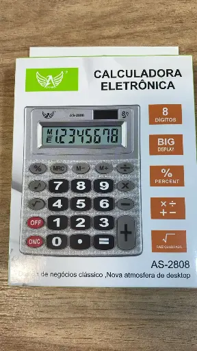 [8878922128087] Calculadora AS-2808